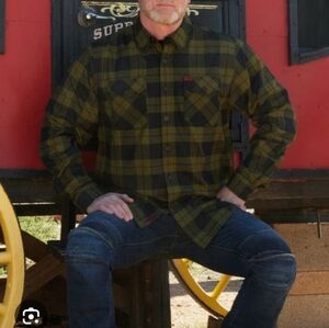 DIXXON | Shirts | Dixxon Mens 2 Gauge Long Sleeve Button Down Green